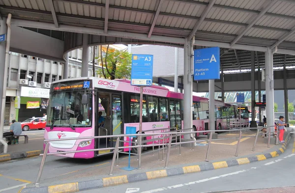 Kuala Lumpur Malaysia November 2018 Unidentified People Travel Gokl Bus — Stock Photo, Image