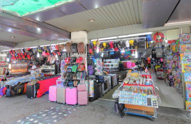 KUALA LUMPUR MALAYSIA - NOVEMBER 22, 2018: Souvenir shop sell Malaysian gift in Kuala Lumpur Malaysia