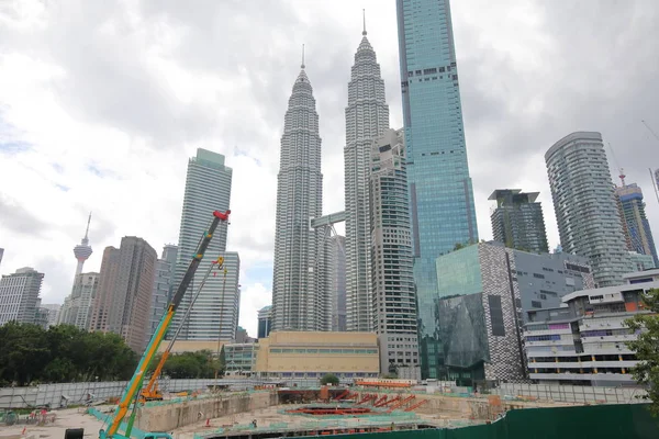 Nşaat Geliştirme Cityscape Kuala Lumpur Malezya — Stok fotoğraf