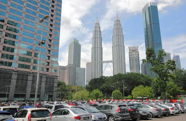 Kuala Lumpur Malaysia Novembre 2018 Parcheggio Nel Centro Kuala Lumpur — Foto Stock