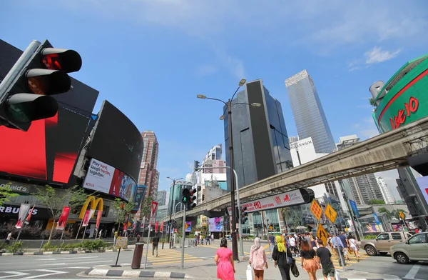 Kuala Lumpur Malaysia November 2018 Unidentified People Visit Bukit Bintang — Stockfoto