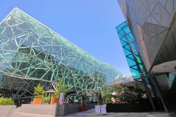 Melbourne Australia Noviembre 2018 Personas Identificadas Visitan Edificio Gnv Melbourne — Foto de Stock