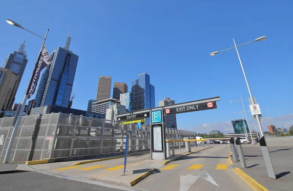 Melbourne Australia November 2018 Parkir Mobil Pusat Kota Melbourne Australia — Stok Foto
