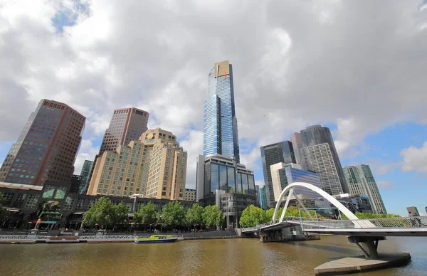 Southbank Cityscape Melbourne Australië — Stockfoto