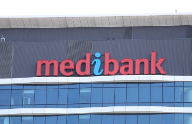 Melbourne Avustralya - 30 Kasım 2018: Medibank Avustralya - Medibank 3.6 milyon üyesi, pazarın % 30 ile Avustralya'nın en büyük sağlık sigortası sağlayıcısı olduğunu.