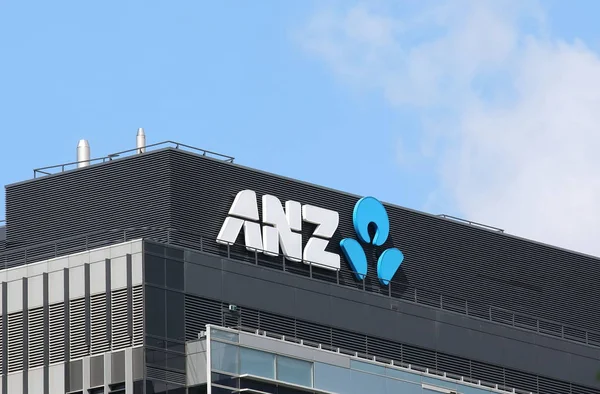 Melbourne Australia November 2018 Australia New Zealand Bank Anz Anz — Stock Photo, Image