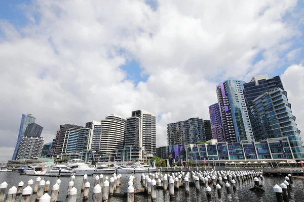 Docklands Cityscape Melbourne Australien - Stock-foto