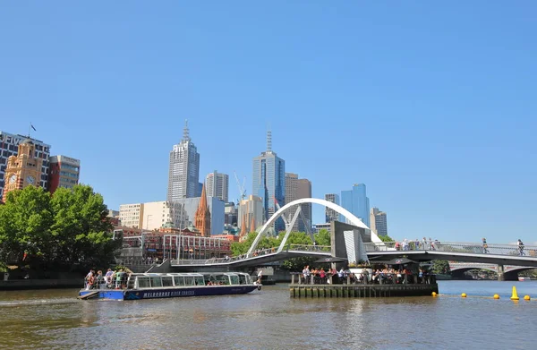 Melbourne Australia November 2018 Unidentified People Visit Southbank Melbourne Australia — Stock Photo, Image