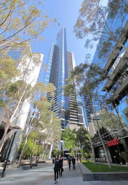 Melbourne Australië November 2018 Niet Geïdentificeerde Mensen Bezoek Eureka Tower — Stockfoto
