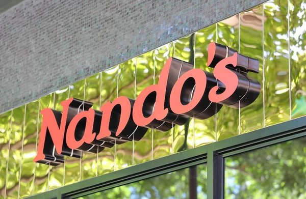 Melbourne Australië December 2018 Nandos Restaurant — Stockfoto