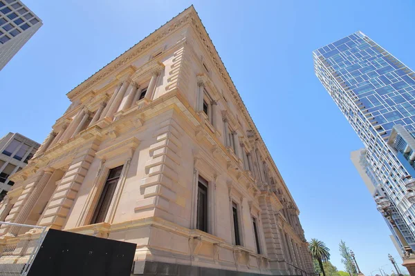 Ancien Bâtiment Trésor Melbourne Australie — Photo