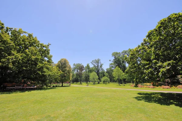 Fitzroy Parque Jardim Melbourne Austrália — Fotografia de Stock