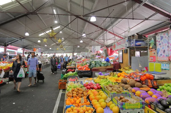 Melbourne Australia December 2018 Oidentifierade Personer Besök Queen Victoria Market — Stockfoto