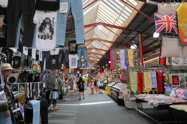 Melbourne Australia December 2018 Oidentifierade Personer Besök Queen Victoria Market — Stockfoto