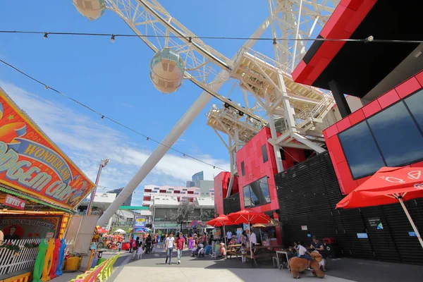 Melbourne Australia December 2018 Unidentified People Visit Melbourne Star Ferris — Stock Photo, Image