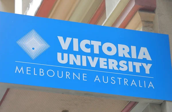 Melbourne Austrálie Prosince 2018 Victoria University Australském Melbourne — Stock fotografie