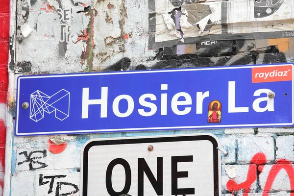Melbourne Avustralya Aralık 2018 Hosier Lane Melbourne Avustralya Grafiti — Stok fotoğraf