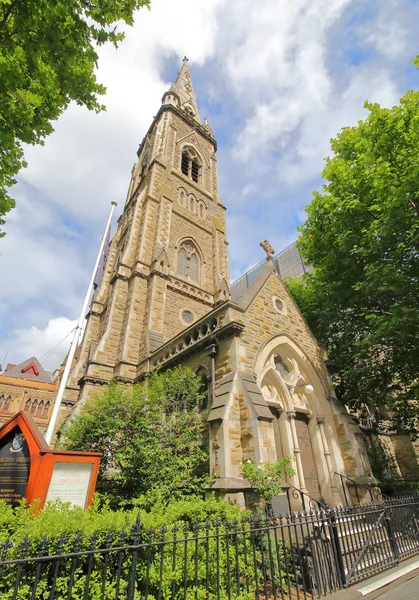 Chiesa Cattedrale Scozzese Melbourne Australia — Foto Stock