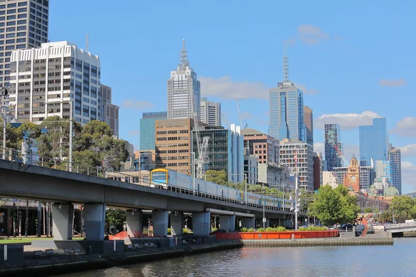 Downtown Stadsbilden Melbourne Australien — Stockfoto