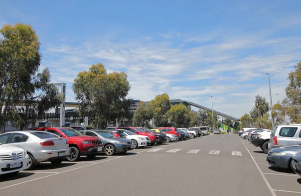 Melbourne Australia December 2018 West Footscray Train Station Car Park — Stock Photo, Image