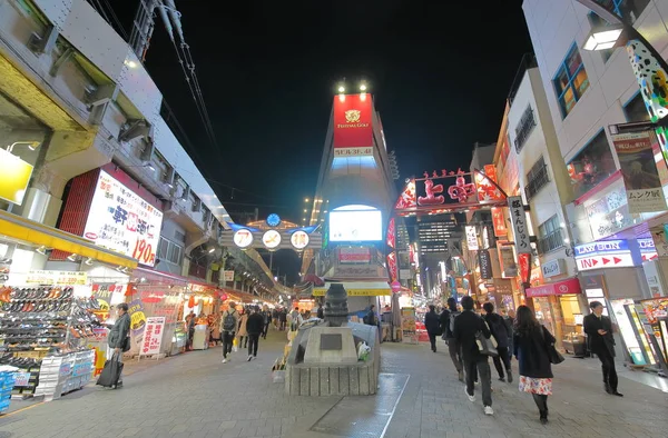 Tokyo Japan Dezember 2018 Unbekannte Besuchen Ameyoko Shopping Arcade Tokyo — Stockfoto