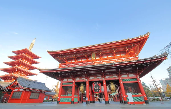 Brama Świątyni Sensoji Tokio Japonia — Zdjęcie stockowe
