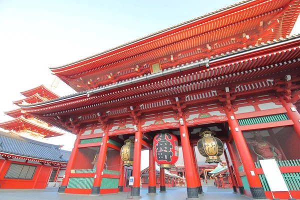 Cancello Tempio Sensoji Tokio Giappone — Foto Stock