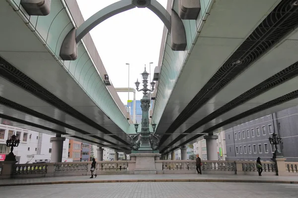 Japonia Tokio Grudnia 2018 Niezidentyfikowanych Osób Wizyta Most Nihonbashi Tokio — Zdjęcie stockowe