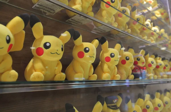 Osaka Japón Noviembre 2018 Pokémon Japonés Personaje Animación Pikachu Exhibición —  Fotos de Stock