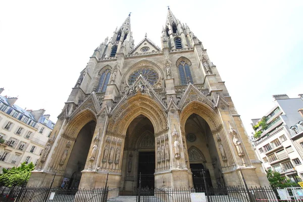 Igreja Basílica Santa Clotilde Paris França — Fotografia de Stock