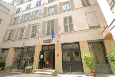 Paris Fransa - 22 Mayıs 2019: Ulusal Eugene Delacroix müzesi Paris Fransa