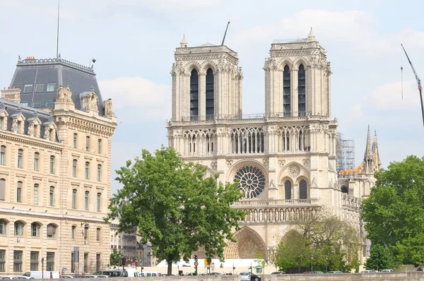 Catedral Notre Dame París Francia —  Fotos de Stock