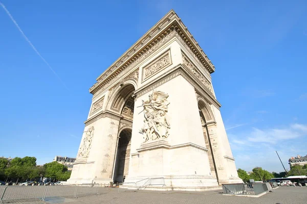 Arc Triomphe Paris Γαλλία — Φωτογραφία Αρχείου