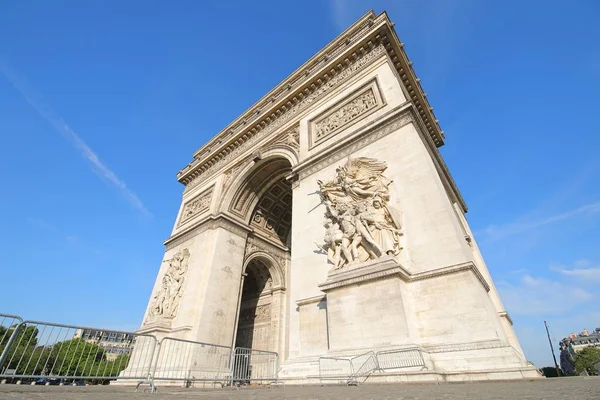 Arc Triomphe Paris Franciaország — Stock Fotó