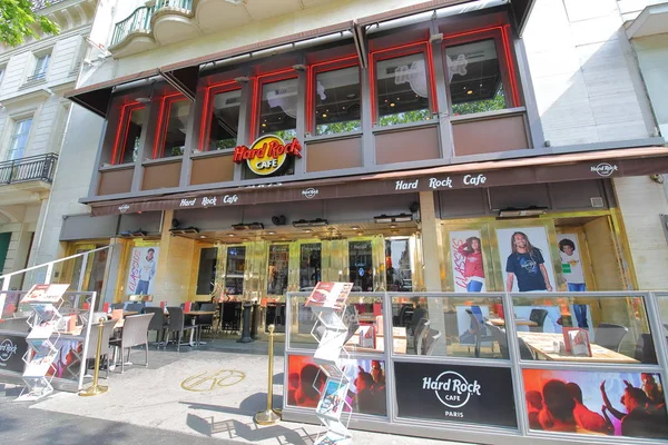 Parijs Frankrijk Mei 2019 Hard Rock Café Parijs Frankrijk — Stockfoto