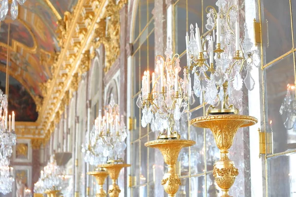 Paris France Mai 2019 Versailles Palast Spiegelsaal Historisches Gebäude Paris — Stockfoto