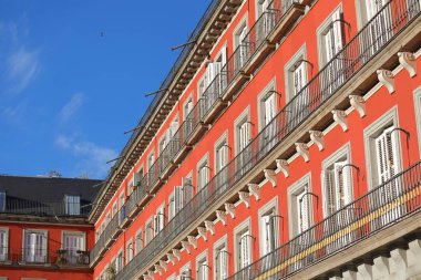 Plaza Mayor bina Madrid İspanya