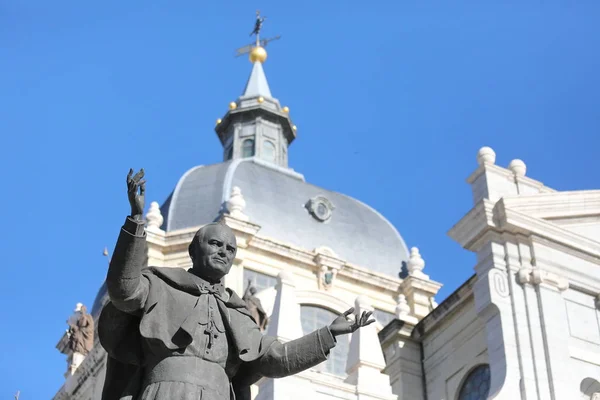 Santa Maria Almudena Katedrali Madrid Spanya — Stok fotoğraf