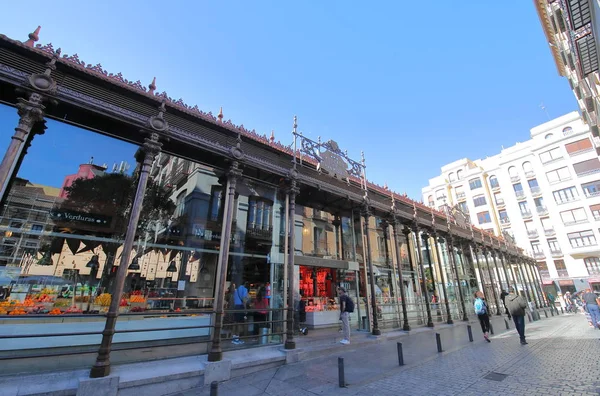 Madrid España Mayo 2019 Personas Identificadas Visitan Mercado San Miguel —  Fotos de Stock