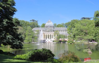 Crystal Palace El Retiro park Madrid İspanya