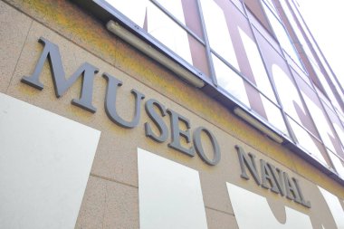 Madrid İspanya - 28 Mayıs 2019: Madrid İspanya'da Donanma müzesi