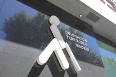 Madrid İspanya - 28 Mayıs 2019: Delegasyon Bölgesel ofis Madrid İspanya