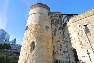 Londra Kulesi eski bina İngiltere