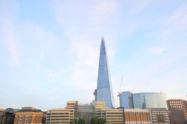 Londra İngiltere'de South bank cityscape