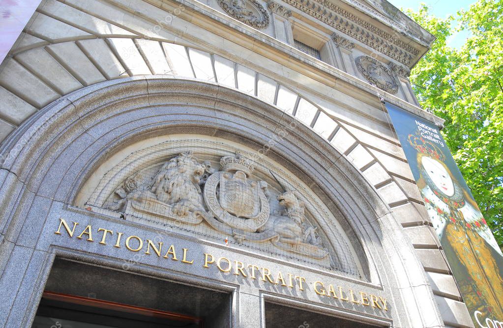LONDON ENGLAND - JUNE 1, 2019: National Portrait Gallery London UK