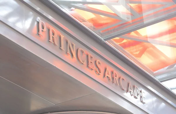Londen Engeland Juni 2019 Princes Arcade Winkelstraat Londen — Stockfoto