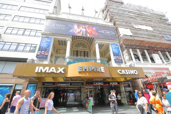 London England June 2019 Unidentified People Visit Empire Casino Imax — Stock Photo, Image
