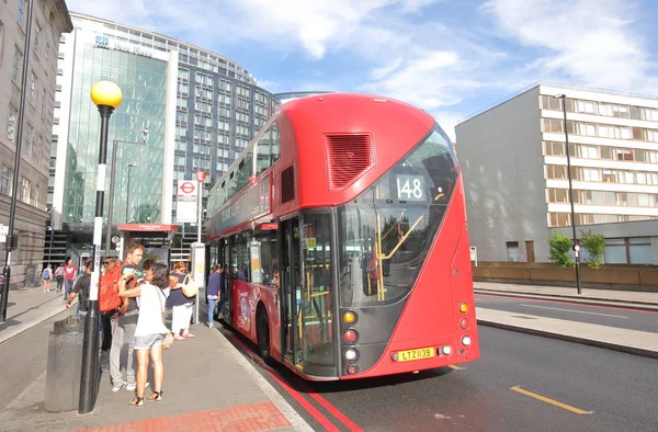 London England June 2019 Unidentified People Travel Double Decker Bus — Stock Photo, Image