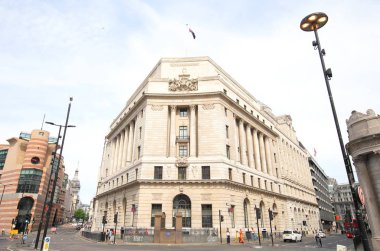 Londra İngiltere - 2 Haziran 2019: Londra İngiltere şehir merkezinde Natwest banka ofisi