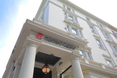 Londra İngiltere - 3 Haziran 2019: Genting Casino South Kensington Londra İngiltere